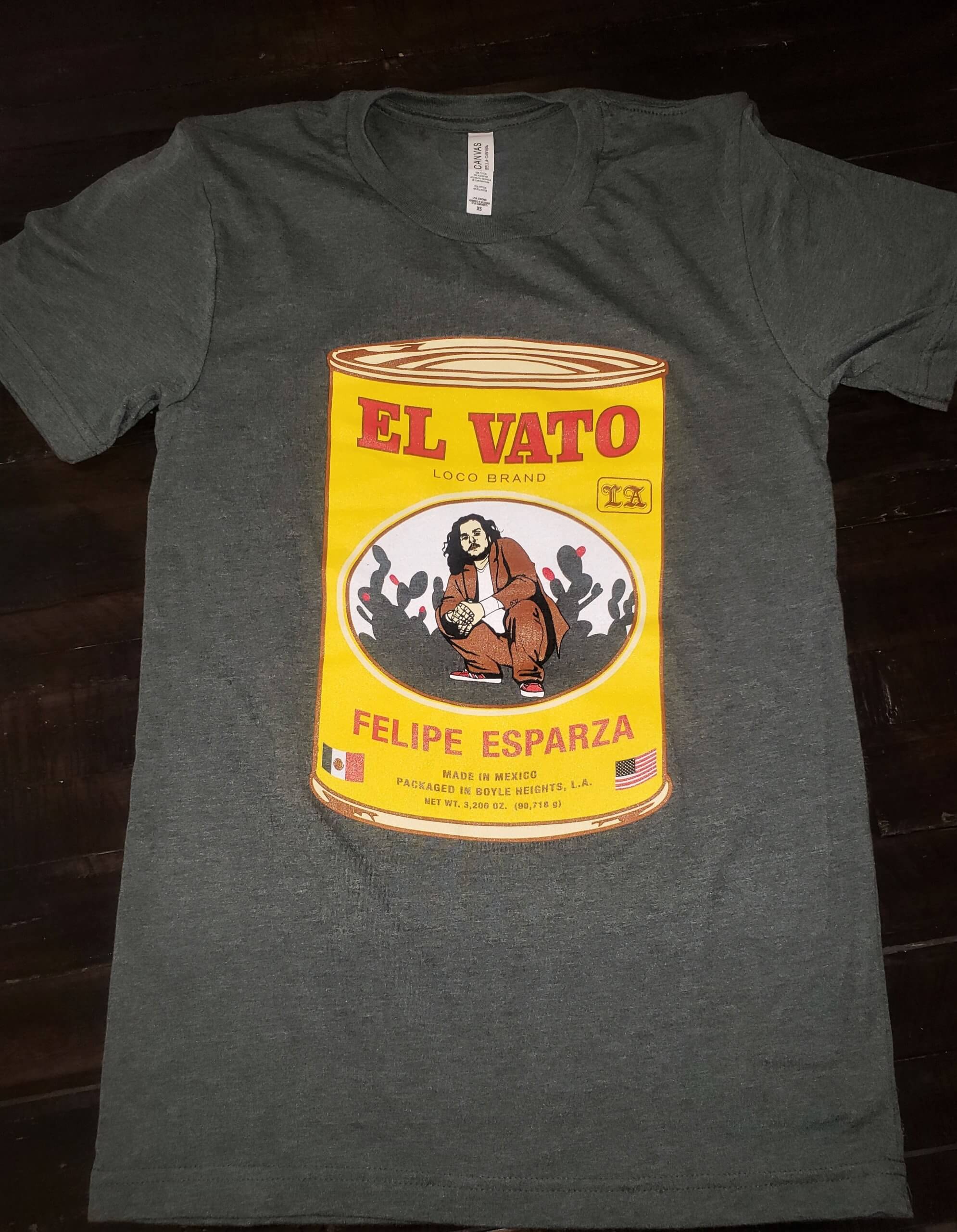 Brand New!! T-Shirt – “El Vato” (unisex) – Official Site of Felipe Esparza