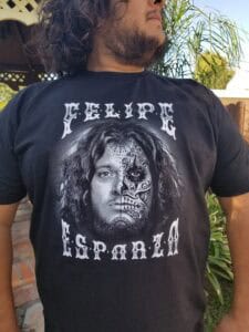  Felipe, day of the dead, shirt